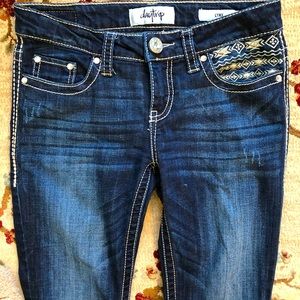 Daytrip The Buckle Lynx Skinny Jeans size 27x27